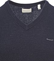 Gant Pullover Lamswool Navy Melange