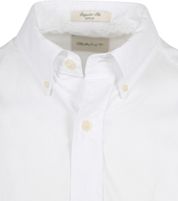 Gant Overhemd Short Sleeve Wit
