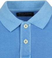 Marc O'Polo Poloshirt Faded Blauw