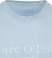Marc O'Polo T-Shirt Logo Lichtblauw