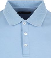 Suitable Liquid Polo Shirt Light Blue