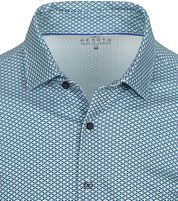 Desoto Shirt Print Floral Blue Green 
