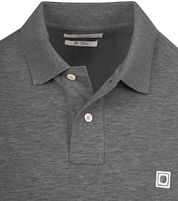 King Essentials The Rene Poloshirt Antraciet