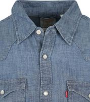Levi's Barstow Western Shirt Mid Blue 