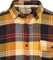 Anerkjendt Shirt Akleif Checkered Yellow