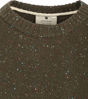 cAnerkjendt Sweater Yarn Lambswool Green Melange