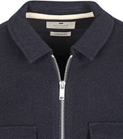 Anerkjendt Overshirt Hanky Wool Blend Navy