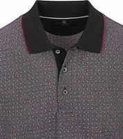 Casa Moda Polo Shirt Print Grey Multicolour