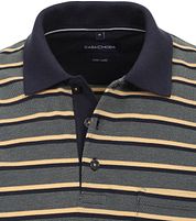Casa Moda Polo Shirt Stripes Green