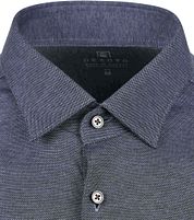 Desoto Non Iron Shirt Kent Melange Blue