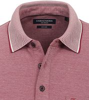 Casa Moda Polo Shirt Stretch Melange Pink