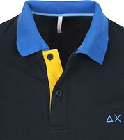 Sun68 Polo Shirt Color Way Navy
