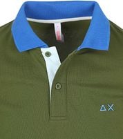 Sun68 Polo Shirt Color Way Dark Green