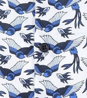 Dstrezzed Shirt Birds White