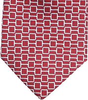 Suitable Tie Silk Print Red