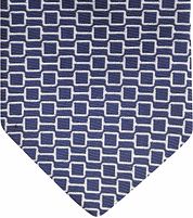 Suitable Tie Silk Print Dark Blue