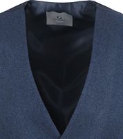 Suitable Gilet Tweed Mid Blue