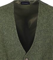 Suitable Gilet Birds Eye Dark Green