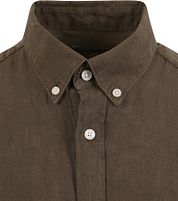 Hackett Shirt Garment Linen Green