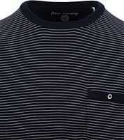 Blue Industry T Shirt Stripe Navy