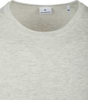 Blue Industry Knitted T-Shirt Melange Ecru