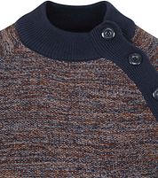 Blue Industry Sweater Melange Blue