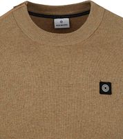 Blue Industry Sweater Beige Zipper