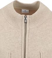 Blue Industry Cardigan Chest Pocket Beige