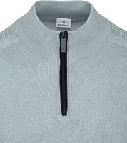 Blue Industry Half Zip Jumper Light Green