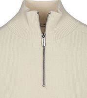 Blue Industry Half Zip Pullover Off White