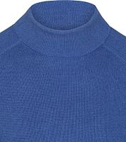 Blue Industry Rollneck Pullover Melange Blue