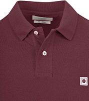 King Essentials The Rene Polo Shirt Burgundy