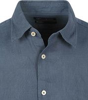 Marc O'Polo Shirt Linen Dark Blue 
