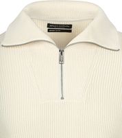 Marc O'Polo Half Zip Pullover Ecru