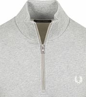 Fred Perry Half Zip Pullover Melange Grey