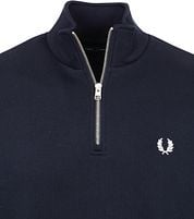 Fred Perry Half Zip Pullover Navy Blue