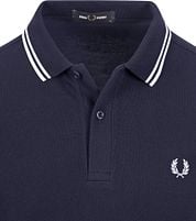 Fred Perry Longsleeve Polo Navy 238