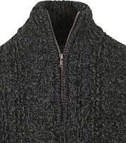 Superdry Half Zip Pullover Jacob Cable Black