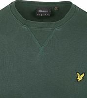 Lyle & Scott Sweater Argyle Teal Dark Green