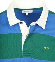 McGregor Rugbyshirt Stripe Blue Green