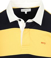 McGregor Rugbyshirt Stripe Navy Yellow