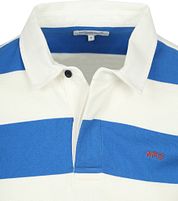 McGregor Rugbyshirt Stripe White Blue