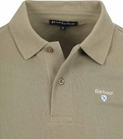 Barbour Pique Polo Shirt Dusty Green