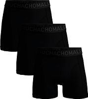 Muchachomalo Boxer Shorts Microfiber 3-Pack Black 31