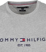 Tommy Hilfiger Logo T Shirt Grey