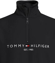 Tommy Hilfiger Big and Tall Mockneck Black