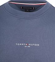 Tommy Hilfiger Sweater Logo Tipped Dark Blue