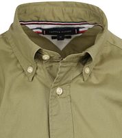 Tommy Hilfiger Short Sleeve Shirt Flex Green