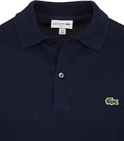 Lacoste Polo Shirt Pique Longsleeve Dark Blue
