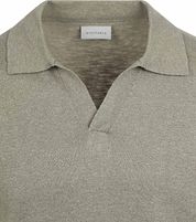 Suitable Polo Shirt Riva Linen Green